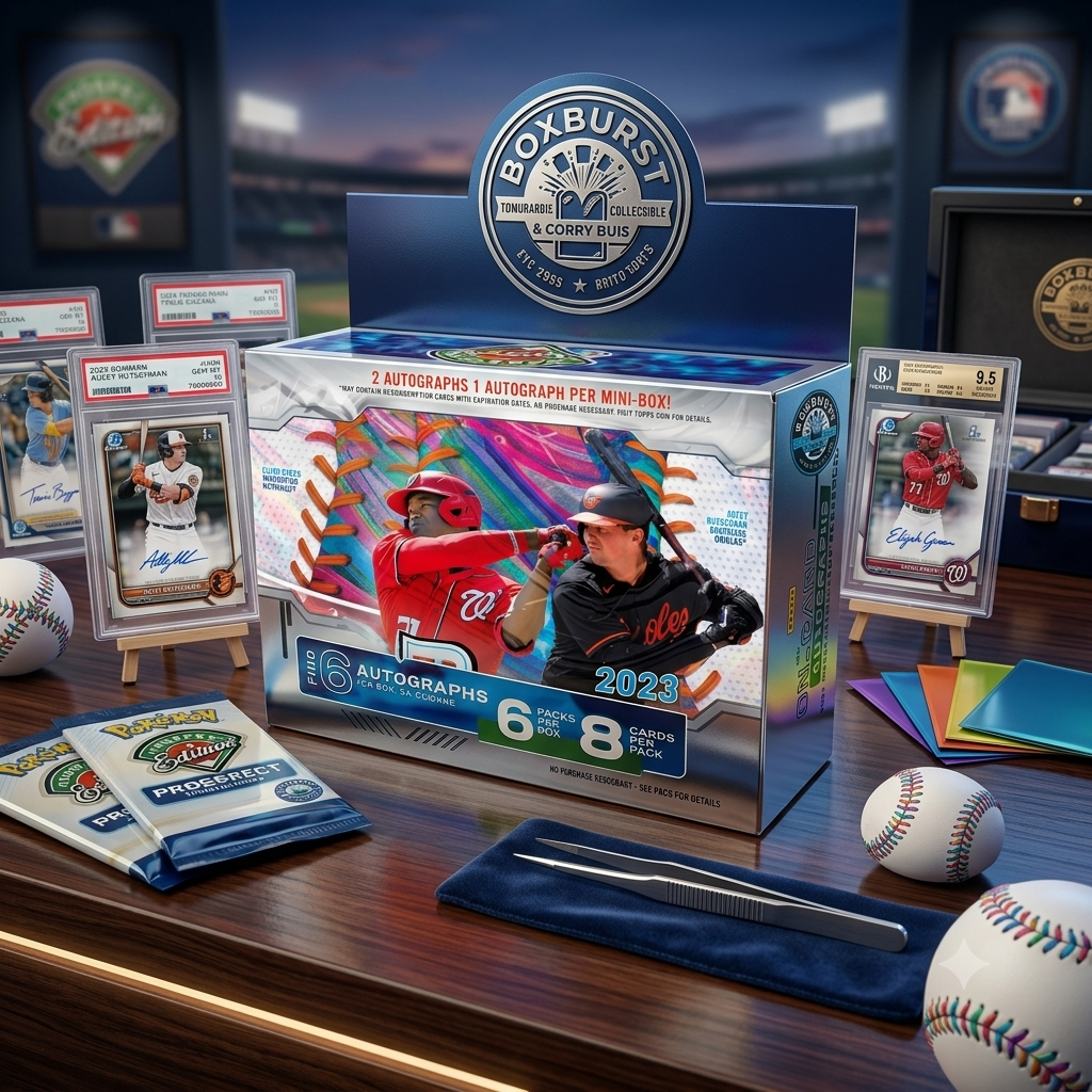 Topps 2023 Bowman Chrome Baseball Hobby Box - Collectible Card Box - Trading Card