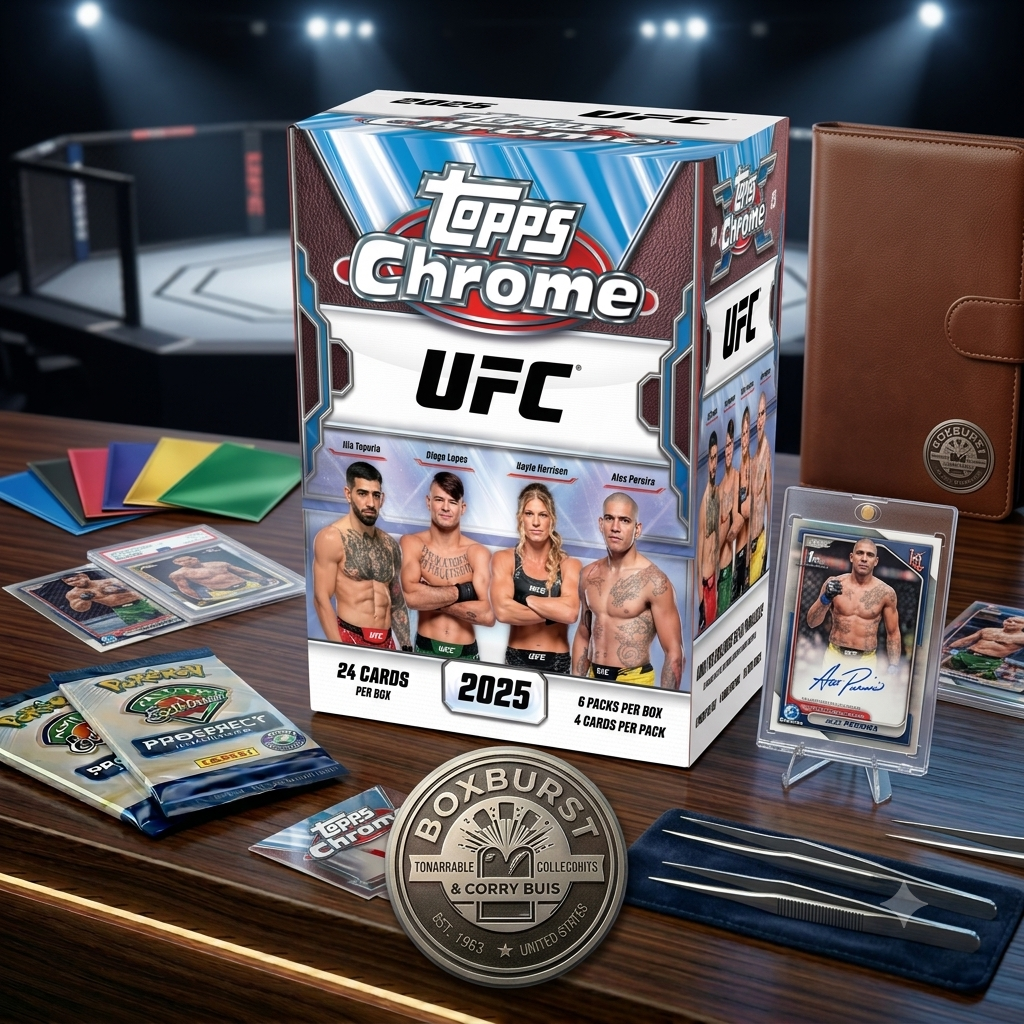 2025 Topps Chrome UFC - Factory Sealed - Mega Box