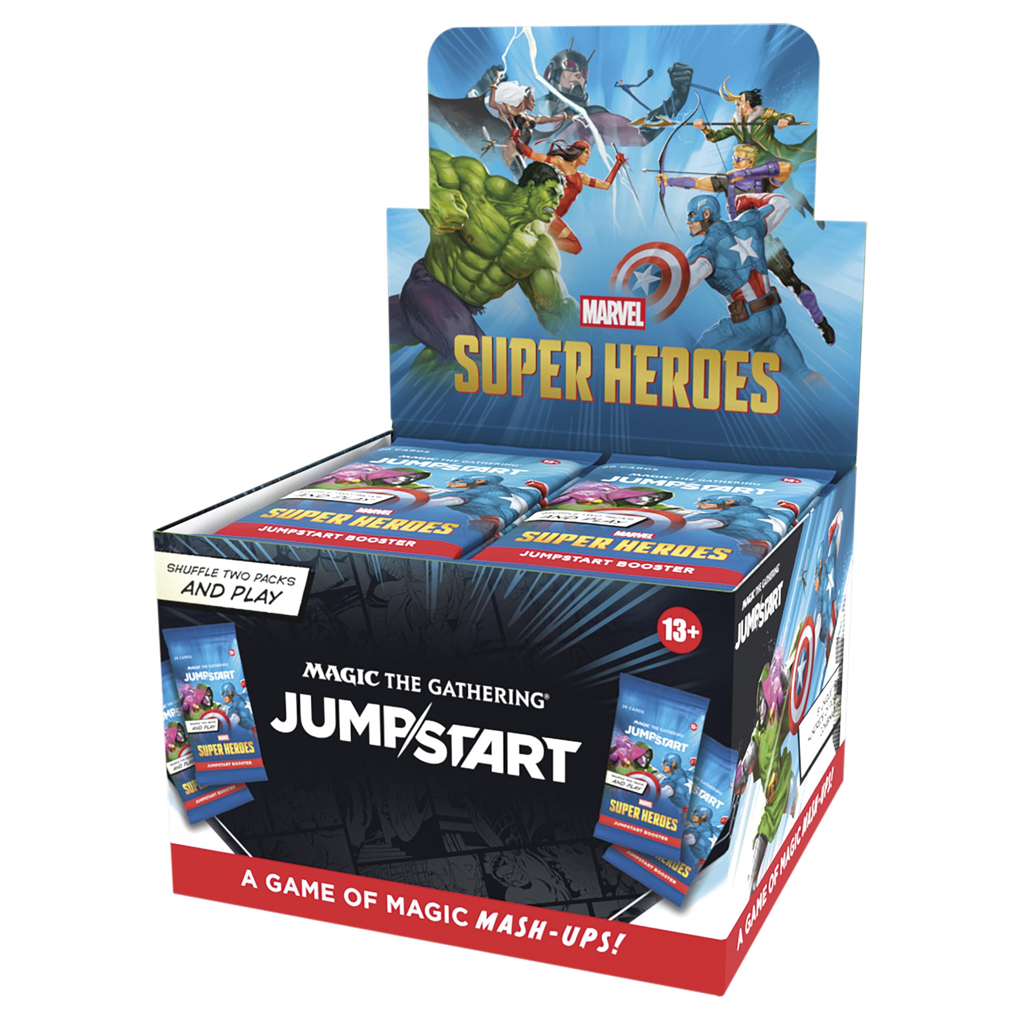 Magic: The Gathering | Marvel Super Heroes Jumpstart Booster Box | 2-Player Card Game