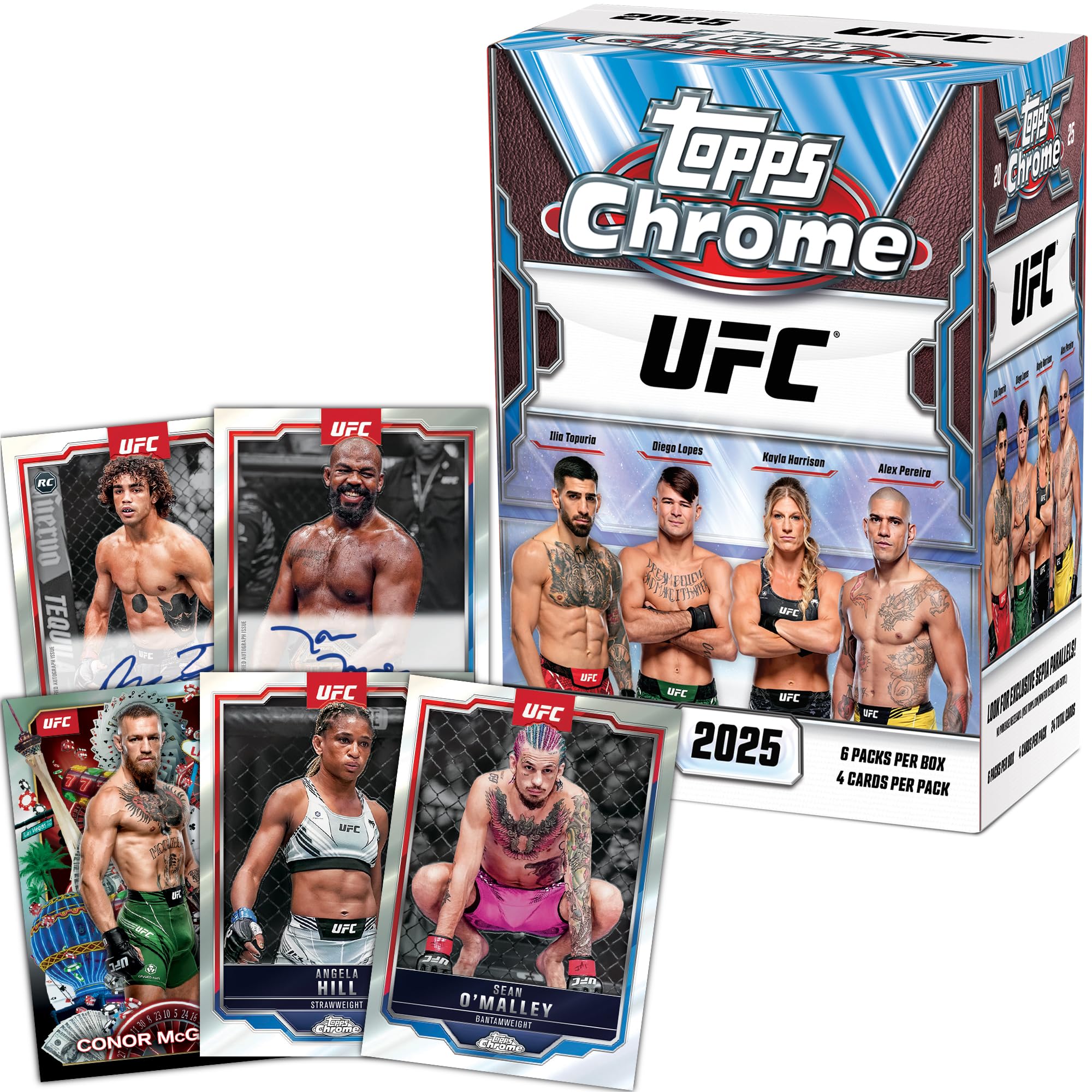 2025 Topps Chrome UFC - Factory Sealed - Mega Box