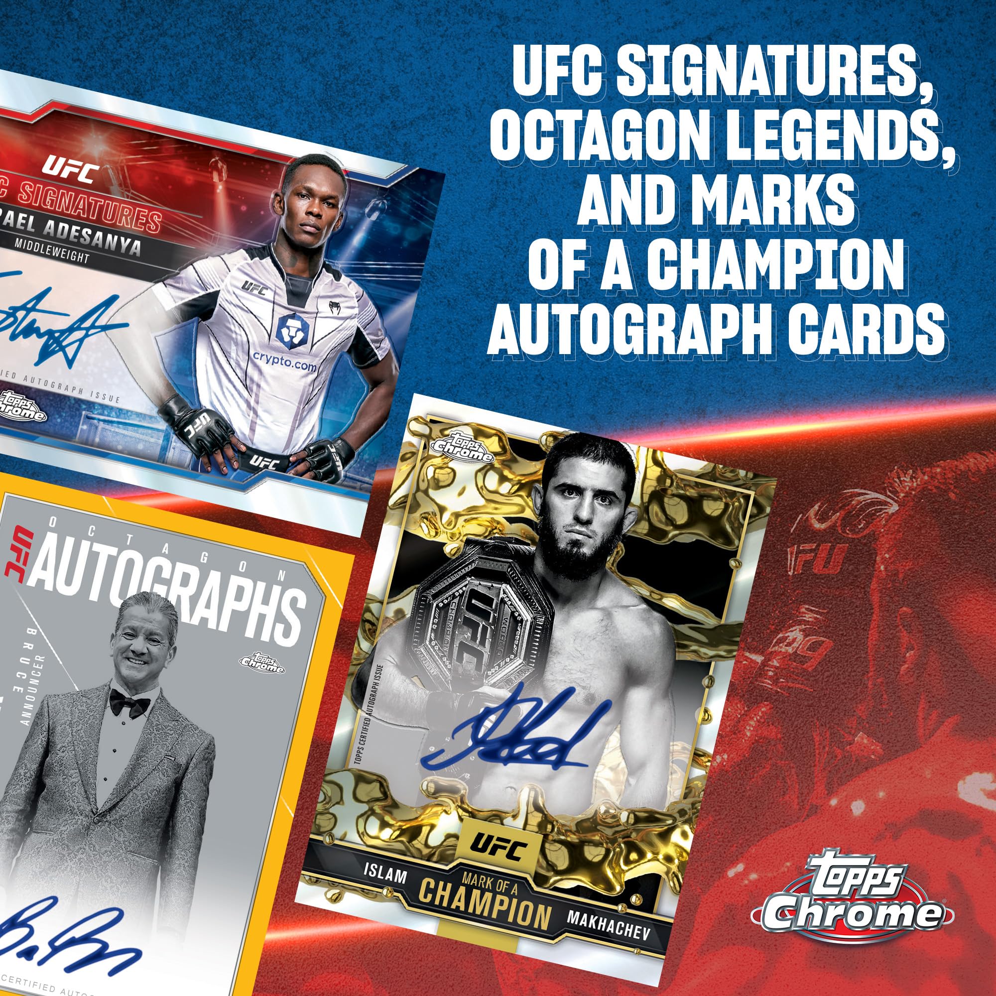 2025 Topps Chrome UFC - Factory Sealed - Mega Box