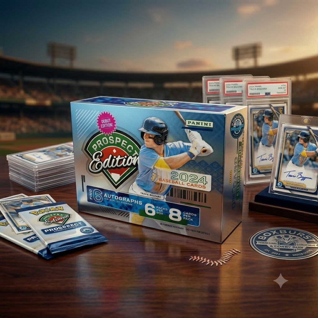 2024 Panini Prospect Edition Baseball Trading Card Hobby Box (6 Autographs Per Hobby Box)