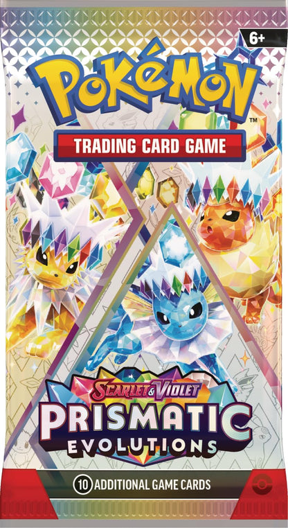 Pokémon TCG: Scarlet &amp; Violet—Prismatic Evolutions Booster Bundle (6 Booster Packs)