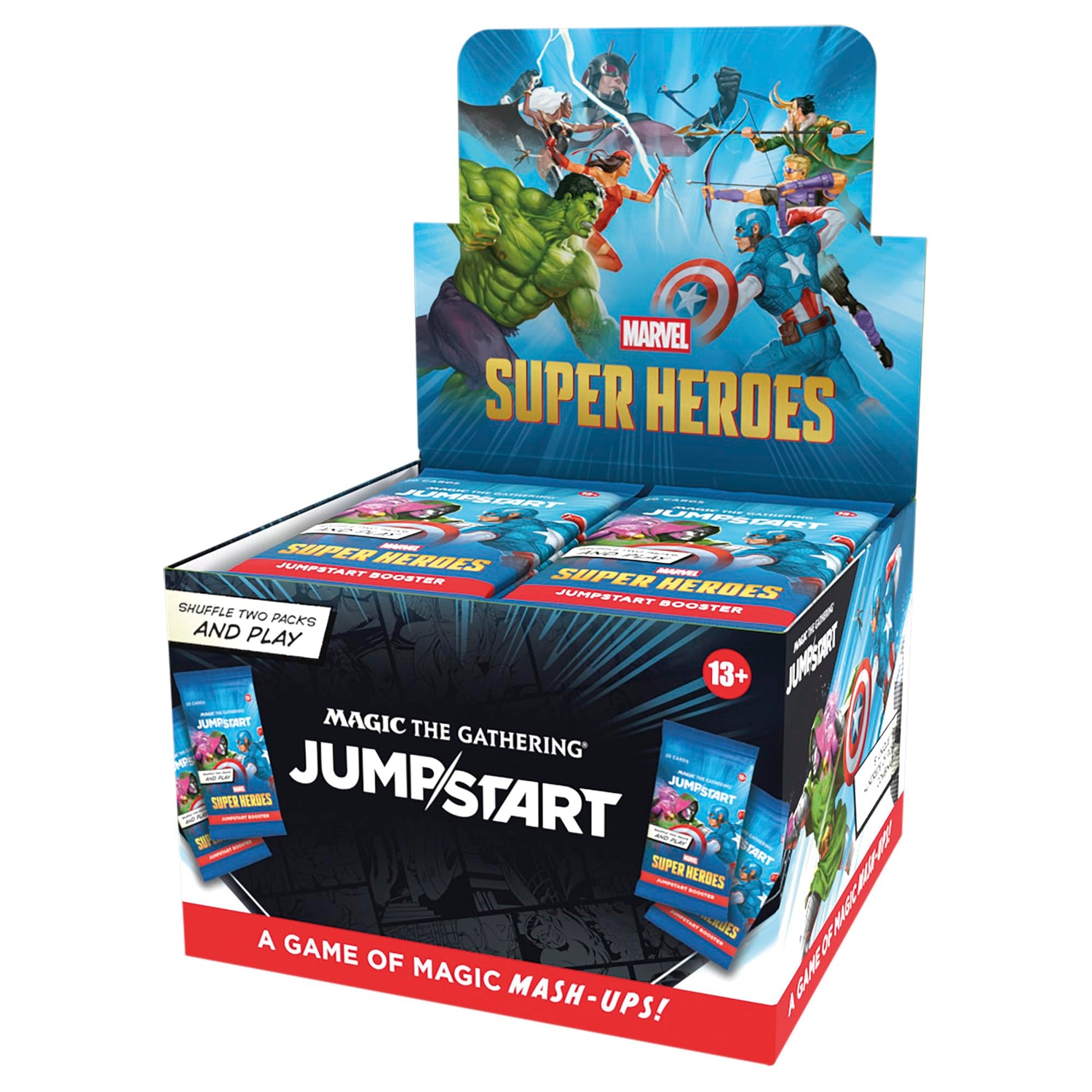 Magic: The Gathering | Marvel Super Heroes Jumpstart Booster Box | 2-Player Card Game