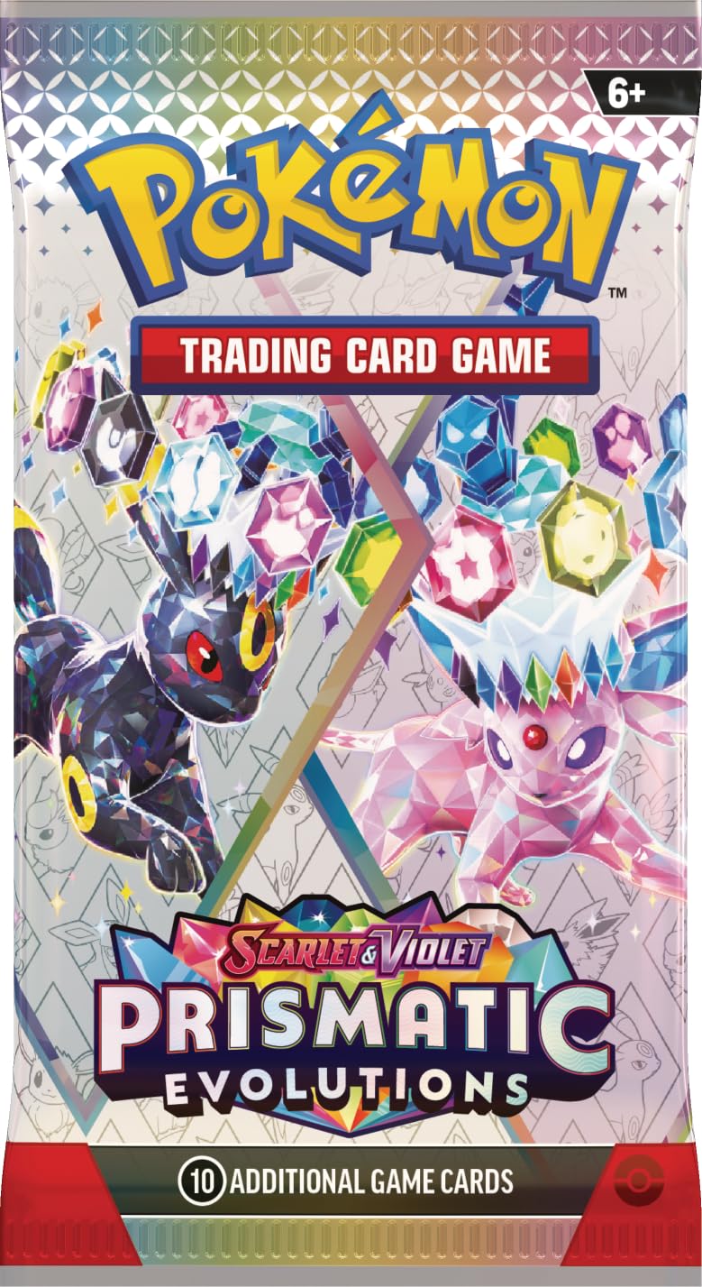 Pokémon TCG: Scarlet &amp; Violet—Prismatic Evolutions Booster Bundle (6 Booster Packs)