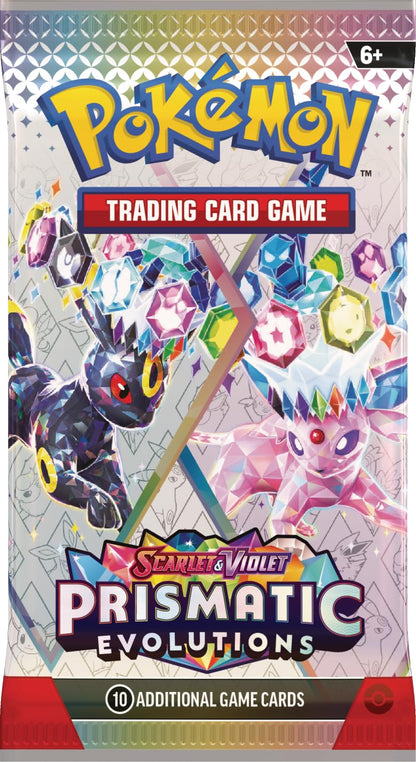 Pokémon TCG: Scarlet &amp; Violet—Prismatic Evolutions Booster Bundle (6 Booster Packs)