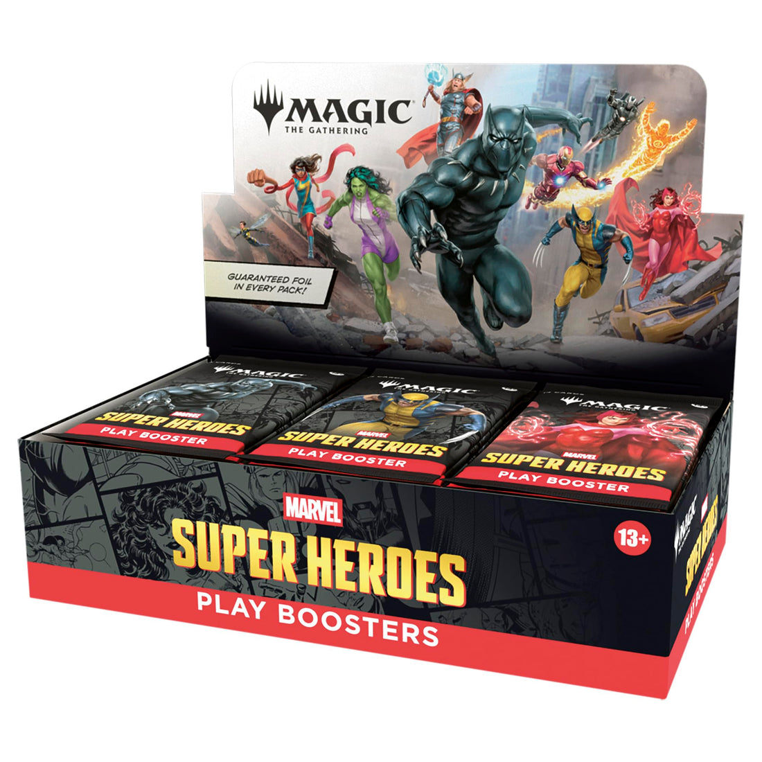 Magic: The Gathering | Marvel Super Heroes Play Booster Box |Collectible Trading Card Game