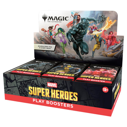Magic: The Gathering | Marvel Super Heroes Play Booster Box |Collectible Trading Card Game