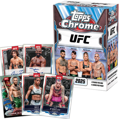 2025 Topps Chrome UFC - Factory Sealed - Mega Box