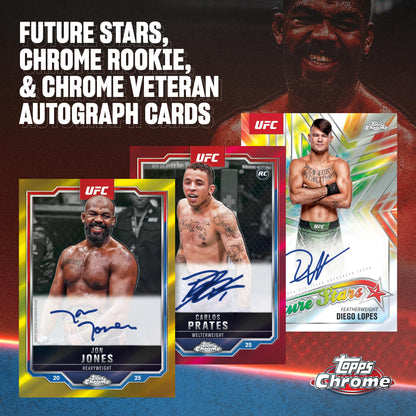 2025 Topps Chrome UFC - Factory Sealed - Mega Box