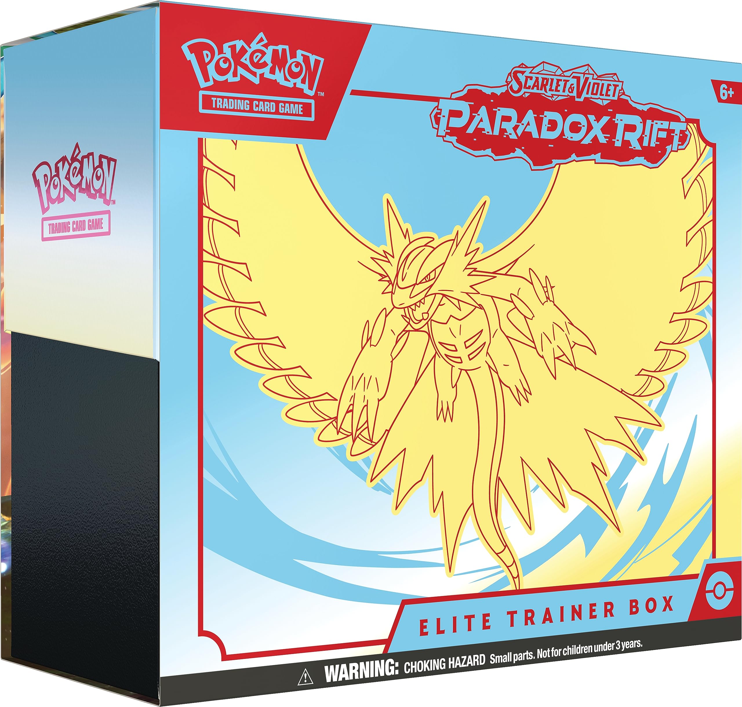 Pokémon TCG: Scarlet &amp; Violet—Paradox Rift Elite Trainer Box - Roaring Moon (9 Booster Packs, 1 Full-Art Foil Card &amp; Premium Accessories)