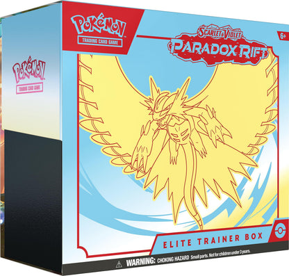 Pokémon TCG: Scarlet &amp; Violet—Paradox Rift Elite Trainer Box - Roaring Moon (9 Booster Packs, 1 Full-Art Foil Card &amp; Premium Accessories)