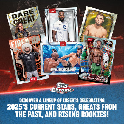 2025 Topps Chrome UFC - Factory Sealed - Mega Box