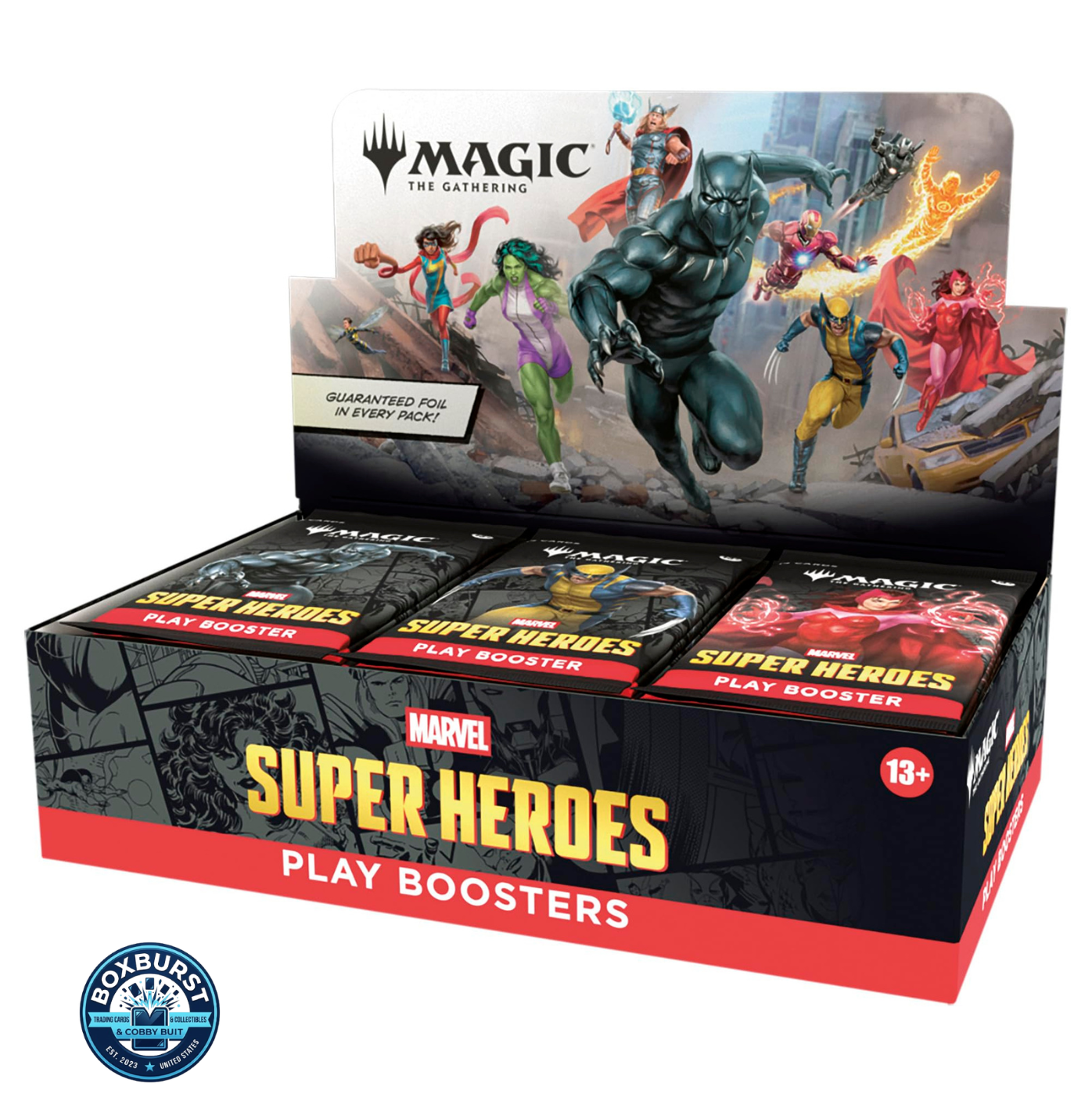 Magic: The Gathering | Marvel Super Heroes Play Booster Box |Collectible Trading Card Game